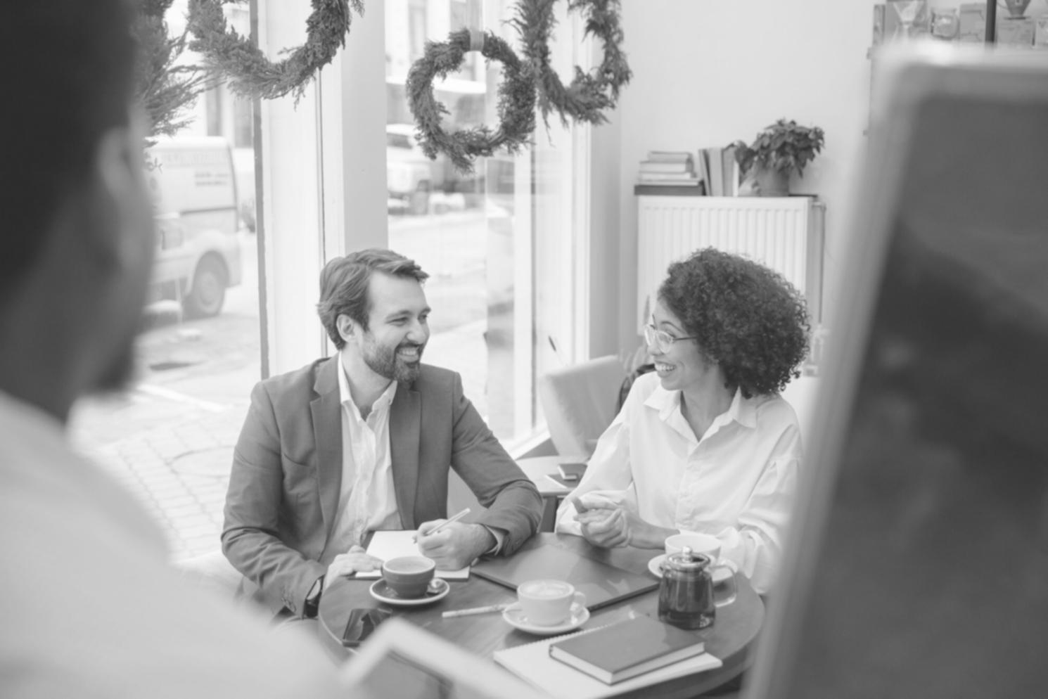 Workshop participants reviewing budget presentation slides
