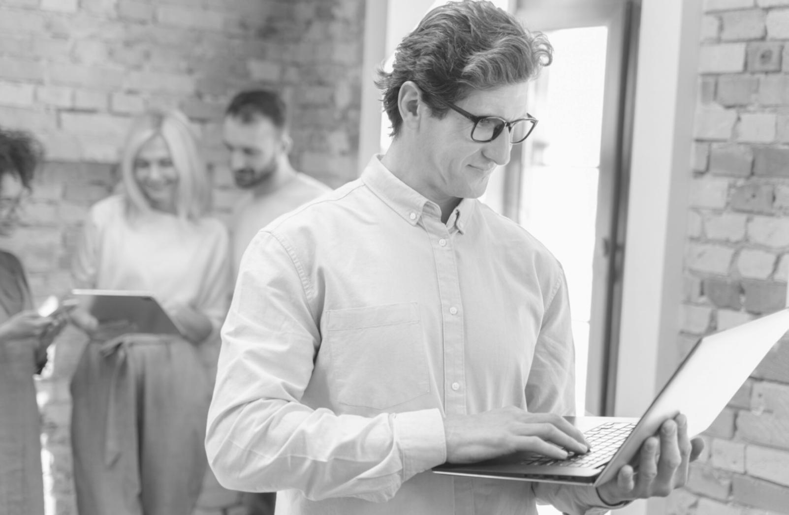 Instructor providing feedback on budget presentation